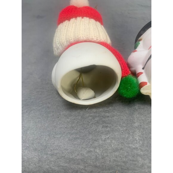 Vintage Porcelain Snowman & Baby Ornament Set - Picture 5 of 9